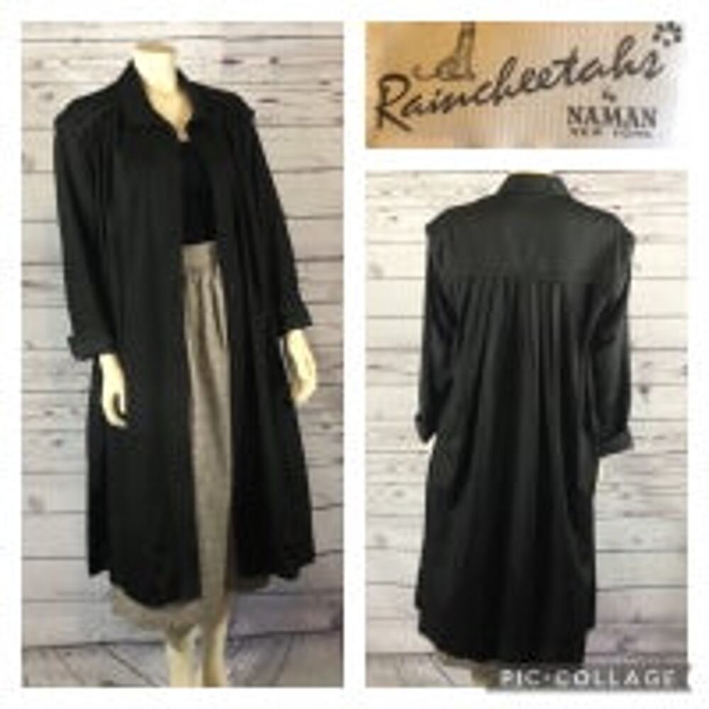 American Vintage Raincheetahs by NAMAN New York long rain coat size 12